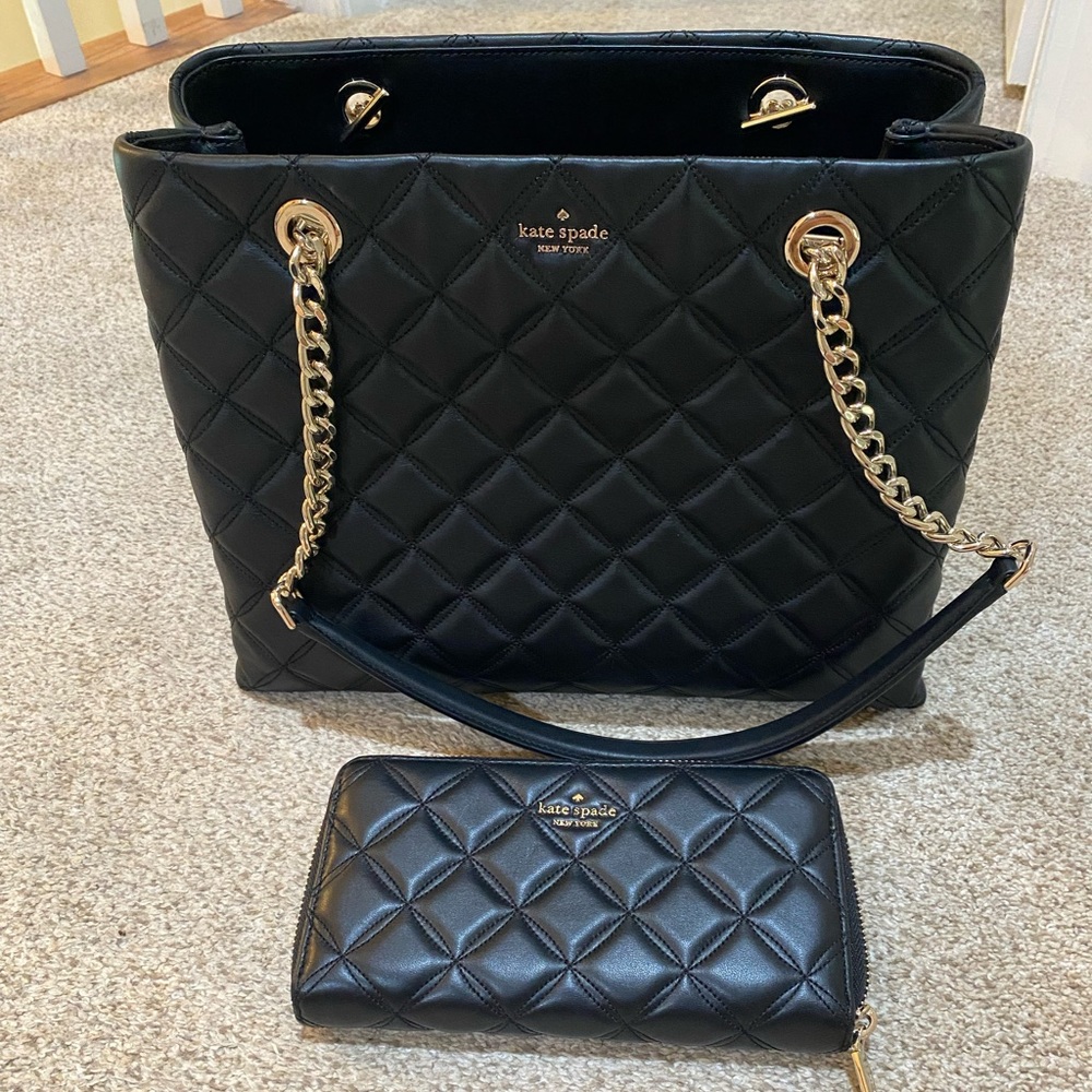 Kate Spade set:  tote & matching wallet